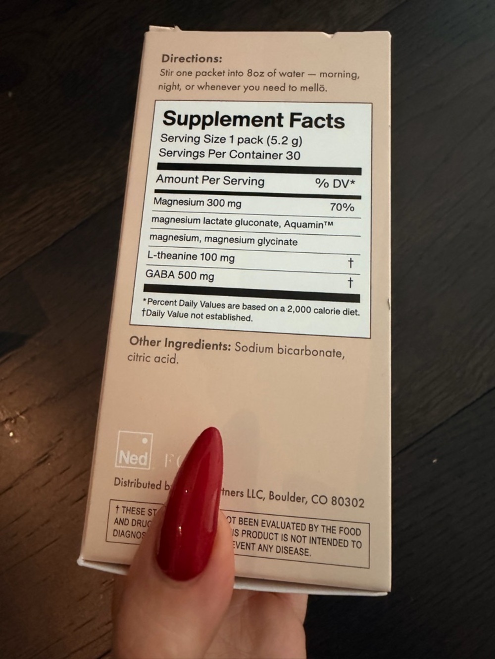 mellō Magnesium Superblend Calm Days Supplement - In Box 30 packets - Picture 3 of 5